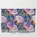 Dark landscape dolphins in the roses Wall Hanging Gallery Image 1