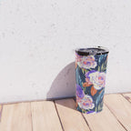 Dark landscape dolphins in the roses Travel Mug Gallery Image 4