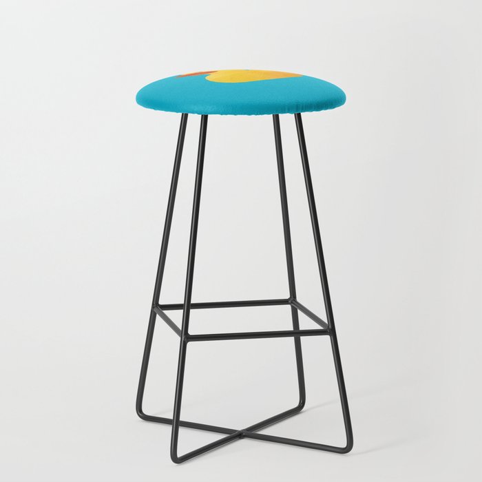Rubber Duck polygon art Stool Gallery Image 1
