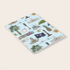 Charleston South Carolina Pattern - Blue Notebook Gallery Image 3