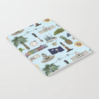 Charleston South Carolina Pattern - Blue Notebook Gallery Image 2