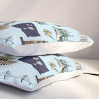 Charleston South Carolina Pattern - Blue Pillow Sham Gallery Image 3