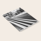 Pittsburgh Pennsylvania Steel City Skyline Bridge Black White Print Notebook Gallery Image 2