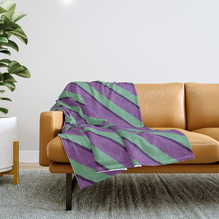 STRIPES - 003 - d Throw Blanket Gallery Image 1