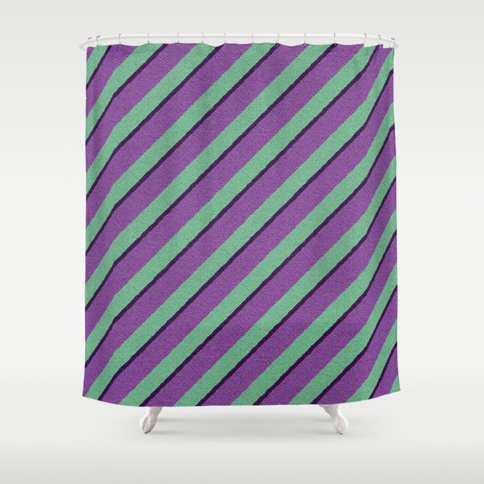 STRIPES - 003 - d Shower Curtain Gallery Image 1