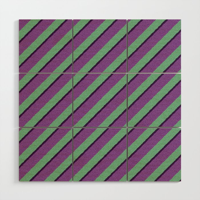 STRIPES - 003 - d Wood Wall Art Gallery Image 1
