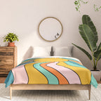 Retro 70s Colorful Sunshine Comforter Gallery Image 3