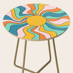 Retro 70s Colorful Sunshine Side Table Gallery Image 2