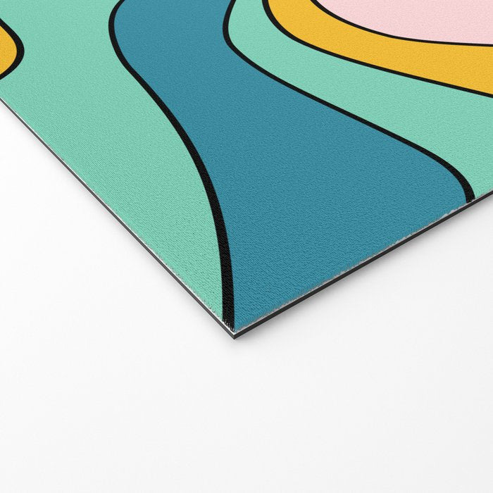 Retro 70s Colorful Sunshine Welcome Mat Gallery Image 2