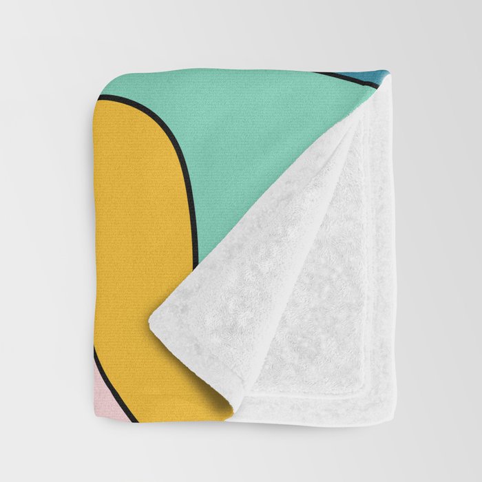Retro 70s Colorful Sunshine Throw Blanket Gallery Image 3