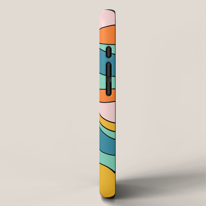 Retro 70s Colorful Sunshine iPhone Case Gallery Image 2
