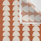 Maude Pattern - Vintage Orange Wall Tapestry Gallery Image 3