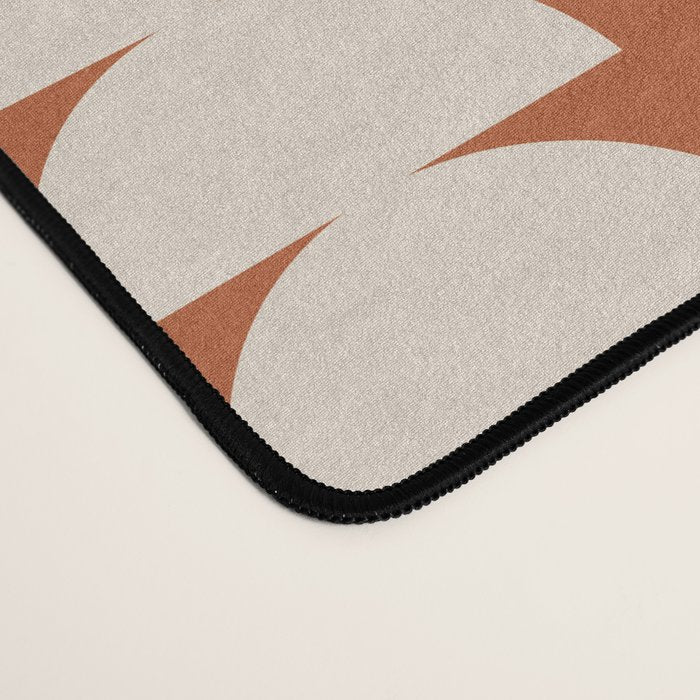 Maude Pattern - Vintage Orange Desk Mat Gallery Image 4