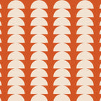 Maude Pattern - Vintage Orange Coffee Mug Gallery Image 2