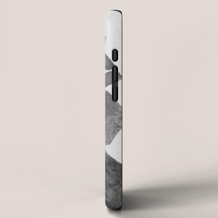 Balancing / Gray on White iPhone Case Gallery Image 2