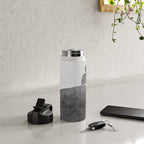 Balancing / Gray on White Water Bottle Gallery Image 4