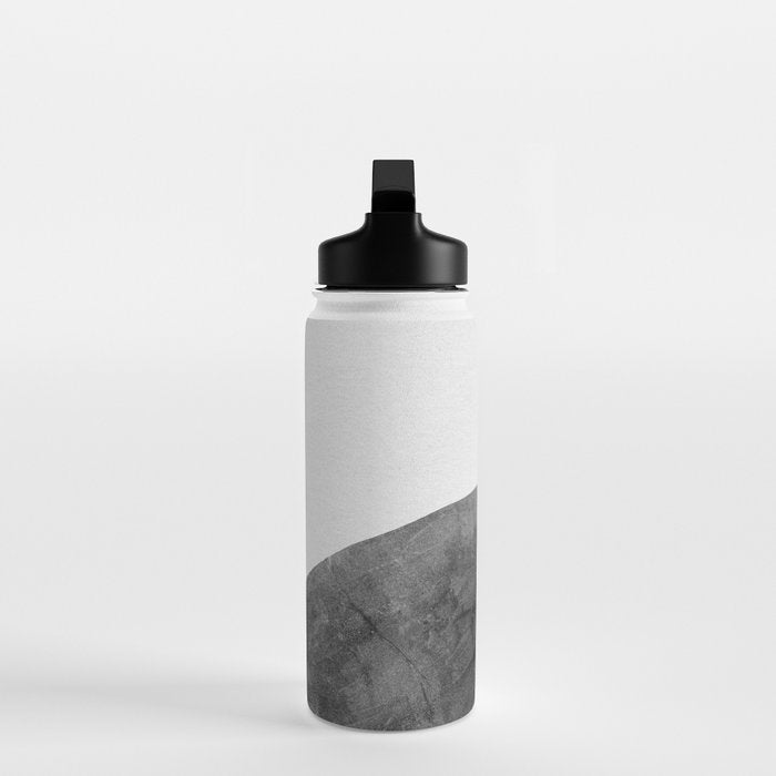 Balancing / Gray on White Water Bottle Gallery Image 3