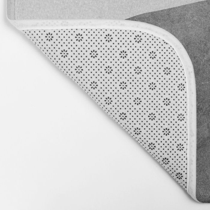 Balancing / Gray on White Bath Mat Gallery Image 2