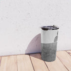 Balancing / Gray on White Travel Mug Gallery Image 4