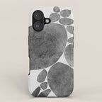 Balancing / Gray on White iPhone Case Gallery Image 1