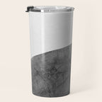 Balancing / Gray on White Travel Mug Gallery Image 3