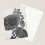 Balancing / Gray on White Stationery Card Gallery Image 2