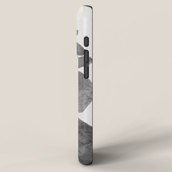 Balancing / Gray on White iPhone Case Gallery Image 2