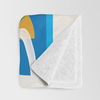 Abstract Woman 10 Throw Blanket Gallery Image 3