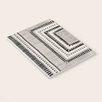 Black & White Symmetrical Pattern #2 Notebook Gallery Image 3