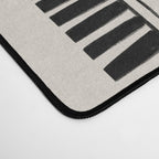 Black & White Symmetrical Pattern #2 Desk Mat Gallery Image 4