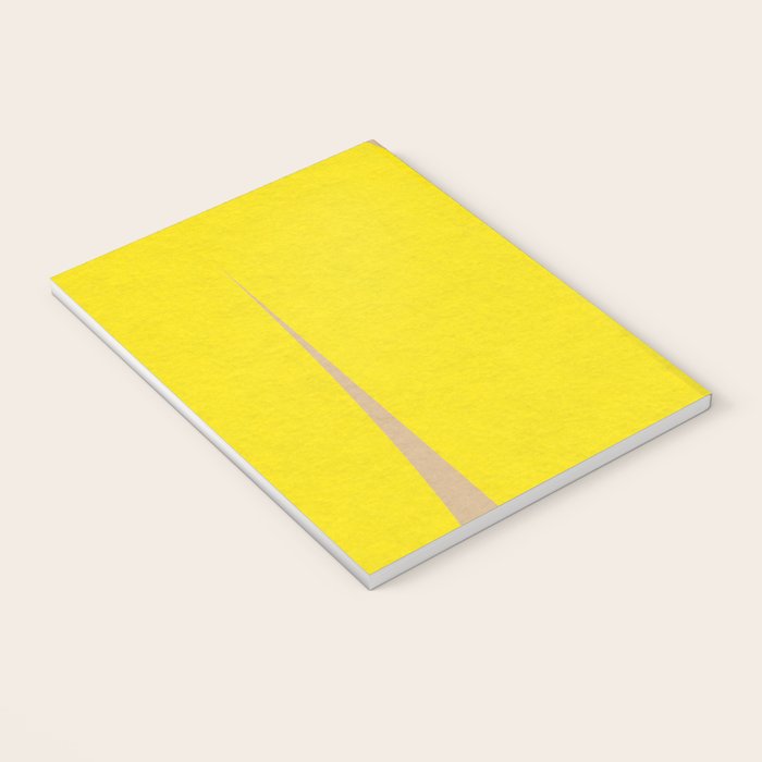 simple abstract shape-04 yellow Notebook Gallery Image 3