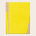 simple abstract shape-04 yellow Notebook Gallery Image 4