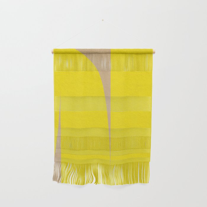 simple abstract shape-04 yellow Wall Hanging Gallery Image 1