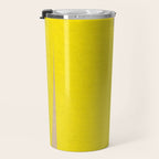 simple abstract shape-04 yellow Travel Mug Gallery Image 3