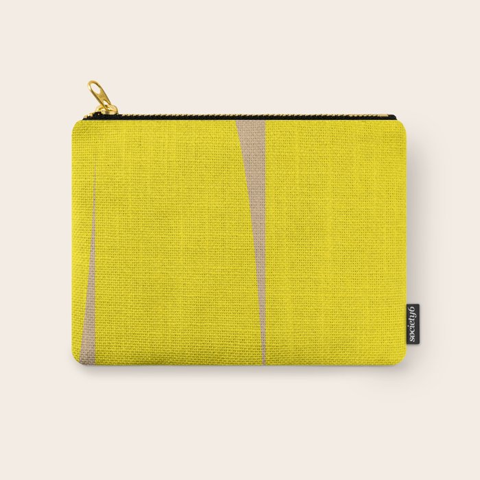 simple abstract shape-04 yellow Carry All Pouch Gallery Image 1