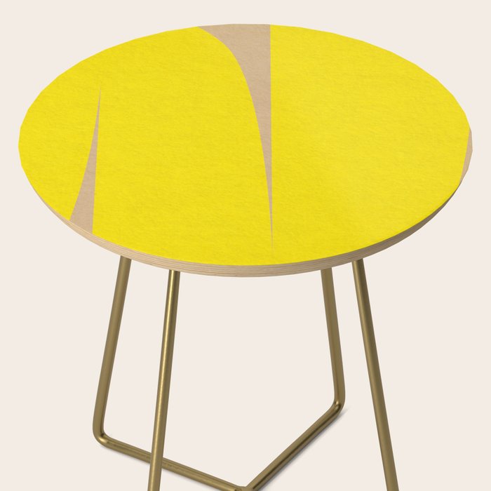 simple abstract shape-04 yellow Side Table Gallery Image 2