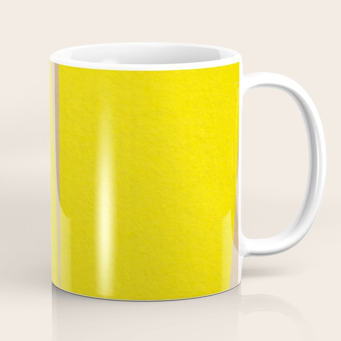simple abstract shape-04 yellow Coffee Mug Gallery Image 1