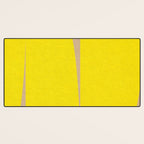 simple abstract shape-04 yellow Desk Mat Gallery Image 3