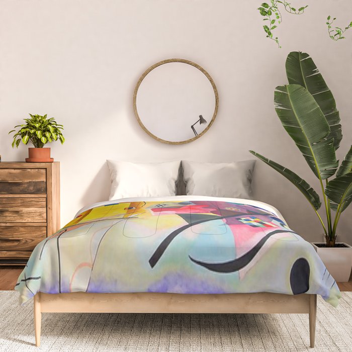 Wassily Kandinsky Yellow Red Blue Comforter Gallery Image 3