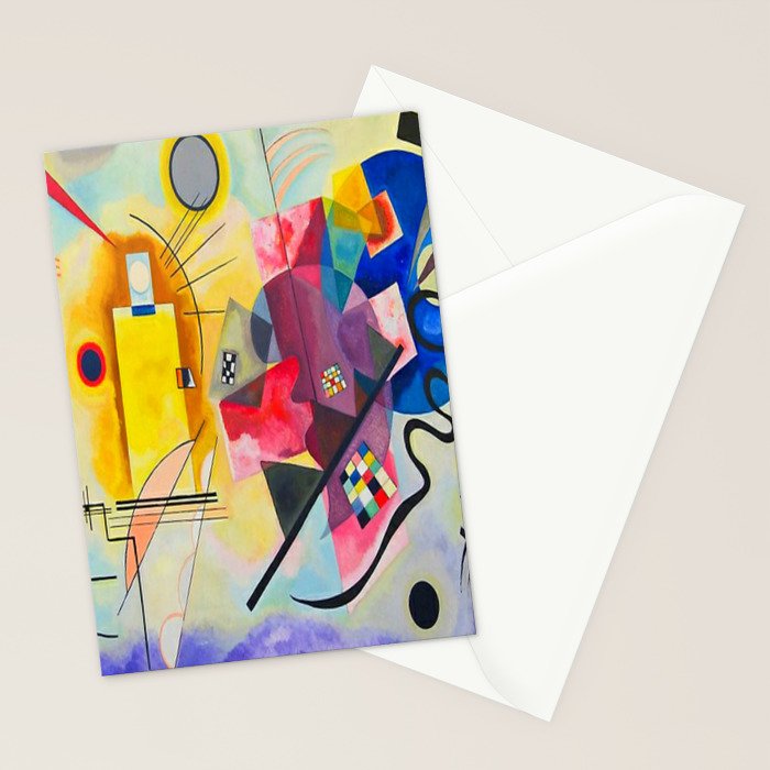 Wassily Kandinsky Yellow Red Blue Stationery Card Gallery Image 2