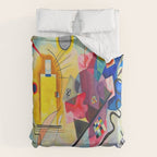 Wassily Kandinsky Yellow Red Blue Duvet Cover Gallery Image 6