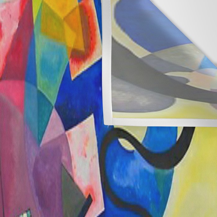 Wassily Kandinsky Yellow Red Blue Wall Tapestry Gallery Image 3