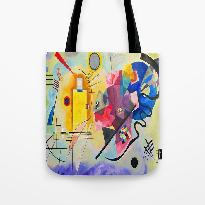Wassily Kandinsky Yellow Red Blue Tote Bag Gallery Image 1