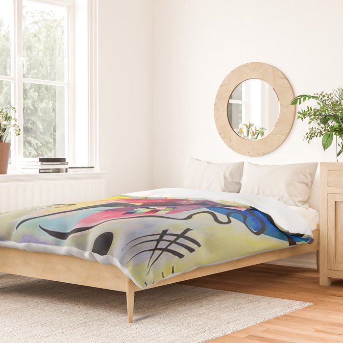 Wassily Kandinsky Yellow Red Blue Duvet Cover Gallery Image 2