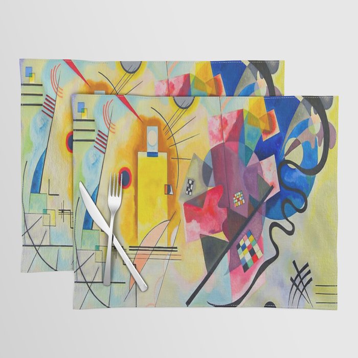 Wassily Kandinsky Yellow Red Blue Placemat Gallery Image 1