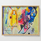 Wassily Kandinsky Yellow Red Blue Serving Tray Gallery Image 1