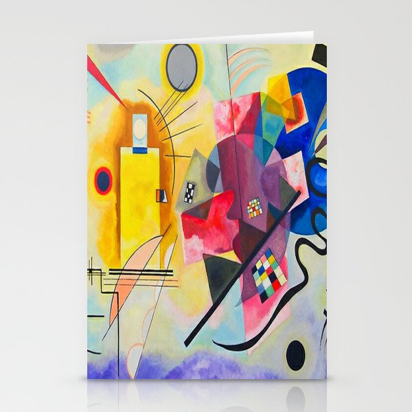 Wassily Kandinsky Yellow Red Blue Stationery Card Gallery Image 2