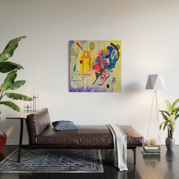 Wassily Kandinsky Yellow Red Blue Wood Wall Art Gallery Image 2