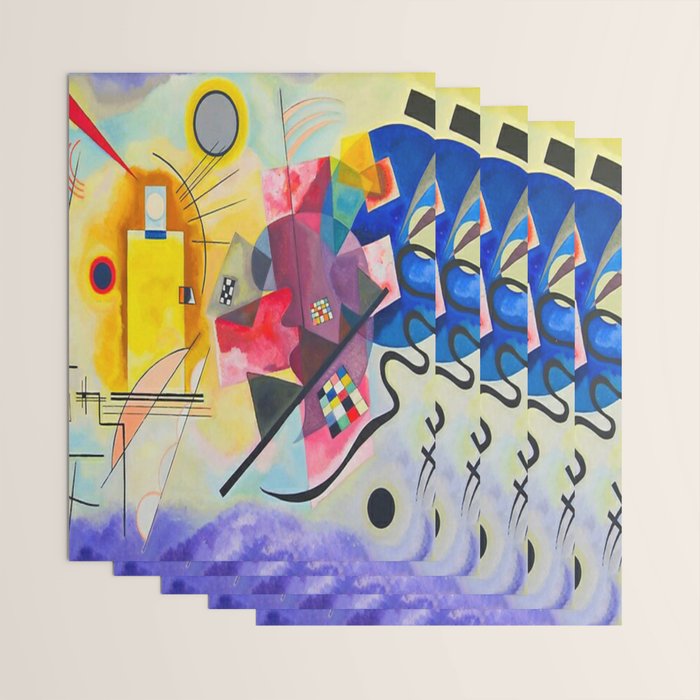 Wassily Kandinsky Yellow Red Blue Wrapping Paper Gallery Image 3