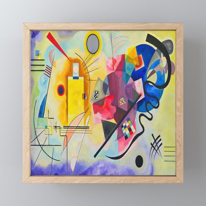 Wassily Kandinsky Yellow Red Blue Mini Art Print Gallery Image 1